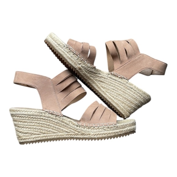 Eileen Fisher strappy wedge espadrille sandal - Picture 1 of 8